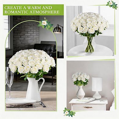Kaelin Home Fake Velvet Silk Roses