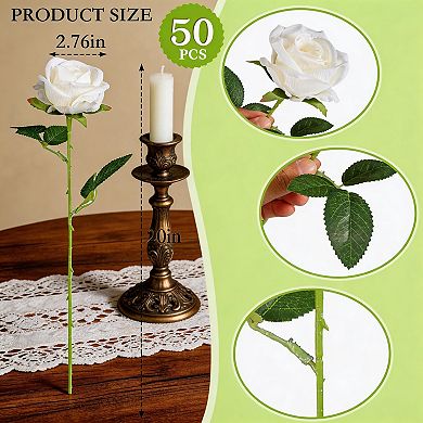 Kaelin Home Fake Velvet Silk Roses