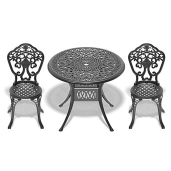 WOW PIONEER 3 pc Cast Aluminum Outdoor Furniture Set