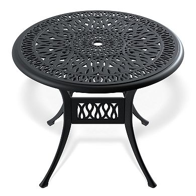 WOW PIONEER 3-Piece Cast Aluminum Outdoor Furniture Set
