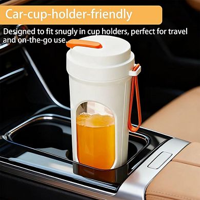 Portable Personal Blender, 12-Blade Mini Juicer, USB Rechargeable, Smoothie & Shake Maker
