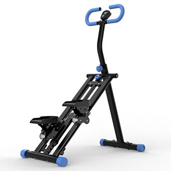 Vertical Climber Stair Stepper with Resistance, Full-Body Workout Machine Adjustable Handlebar