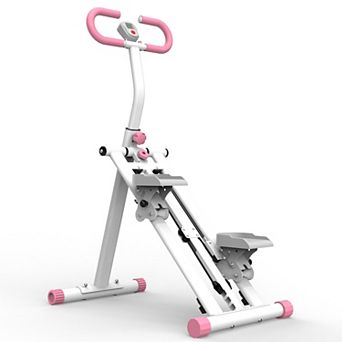 Vertical Climber Stair Stepper with Resistance, Full-Body Workout Machine Adjustable Handlebar