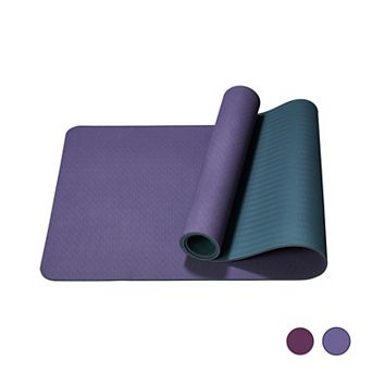 72" x 24" Professional TPE Multi-Purpose Exercise Yoga Mat with Non-Slip Design for Women Pilates