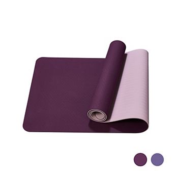 72" x 24" Professional TPE Multi-Purpose Exercise Yoga Mat with Non-Slip Design for Women Pilates