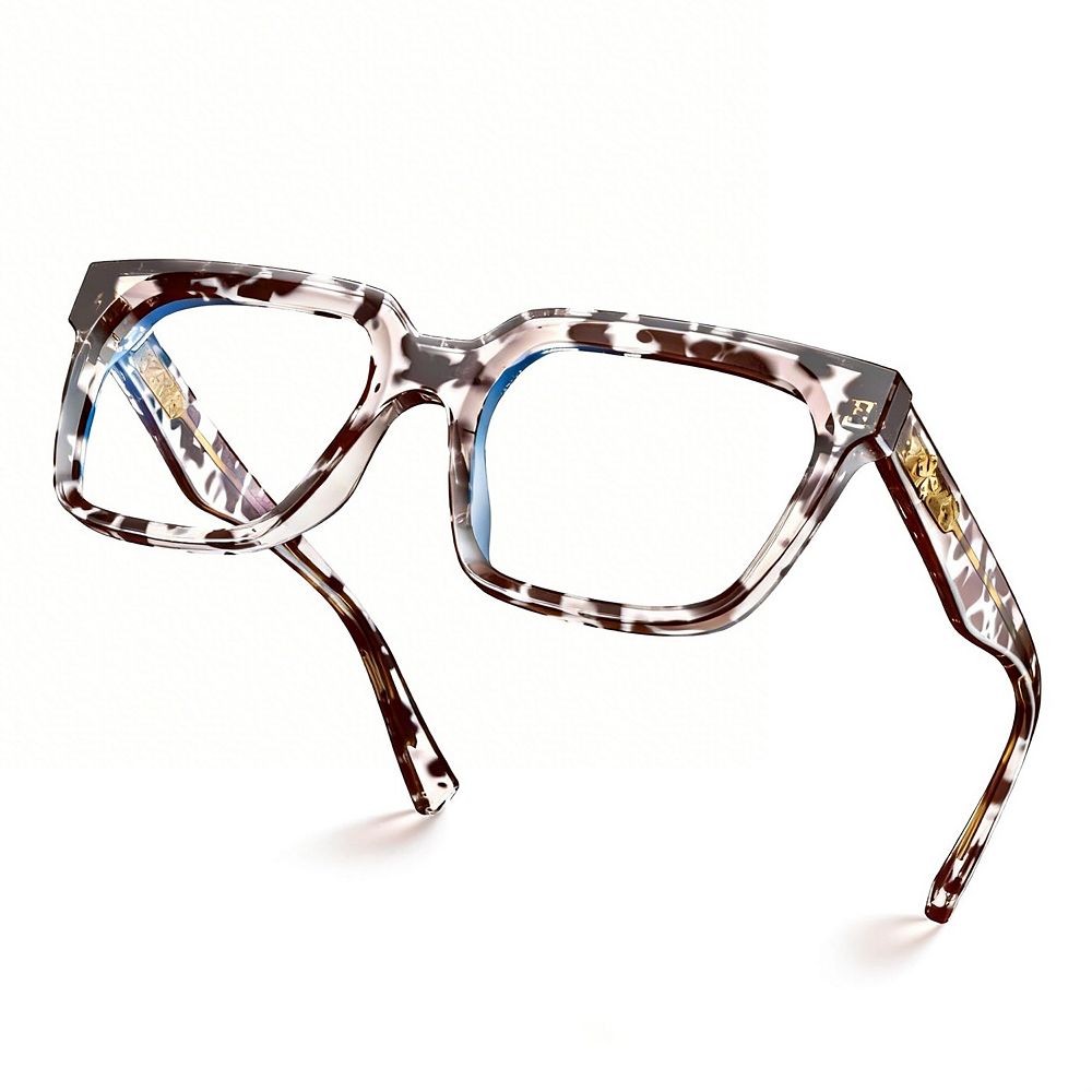Kaelin Home Unisex TR90 Rectangle Preppy Blue Light Blocking Glasses