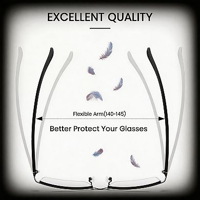 Kaelin Home Unisex Semi Rim UV Protection Blue Light Blocking Glasses