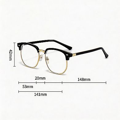 Kaelin Home Half Frame Clear Lens Glasses
