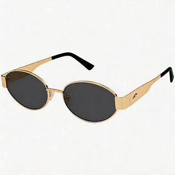 Kaelin Home Womens Retro Oval Sunglasses UV400 Protection