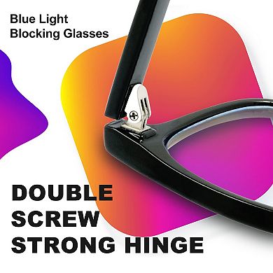 Kaelin Home Unisex Square Anti Glare Gaming Blue Light Glasses