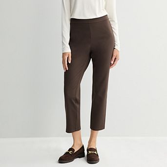 Women's Croft & Barrow® Slim Ponte Pants