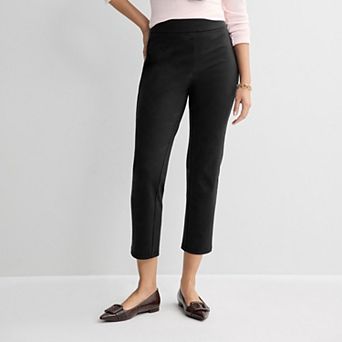 Women's Croft & Barrow® Slim Ponte Pants