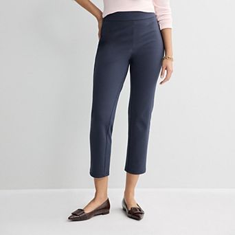 Women's Croft & Barrow® Slim Ponte Pants