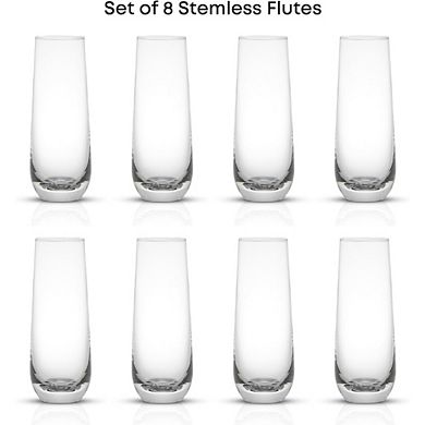 Crystal Glassware Set, Prosecco & Highball Tumblers for Cocktails & Drinks