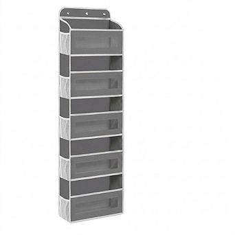 Over Door Organizer with 5 Shelves and 10 Mesh Pockets Storage