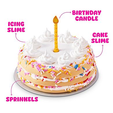 ZURU Slime Mart Shopping Bag Realistic Birthday Cake Kit