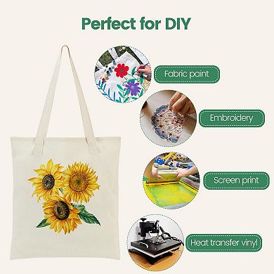 Kaelin Home 12 Pack Canvas Tote Bag