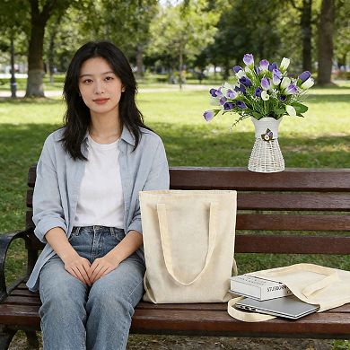 Kaelin Home 12 Pack Canvas Tote Bag