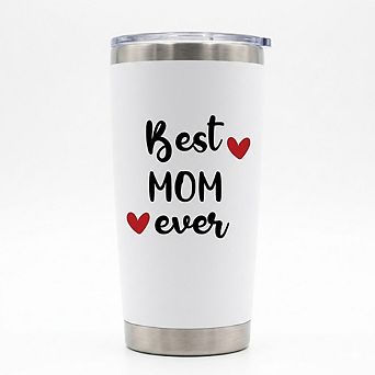 Best Mom Ever 20oz Tumbler Gift for Mom, Mother’s Day Birthday Stainless Steel Coffee Cup