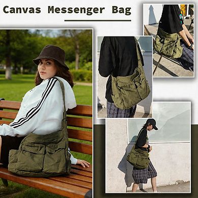 Kaelin Home Canvas Messenger Bag