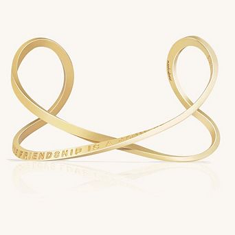 A True Friendship Is A Journey Without An End - Infinity Cuff