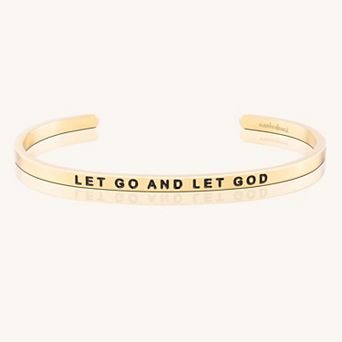 Let Go And Let God Bracelet