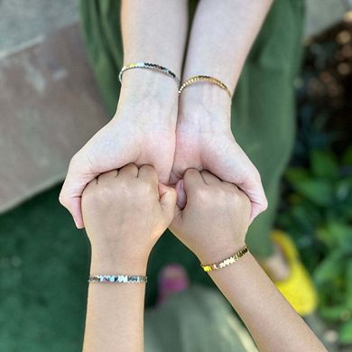 ILY Heart Bracelet Silver