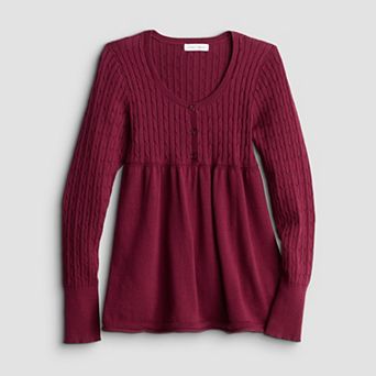 Girls 7-16 Sea + Skye Babydoll Sweater