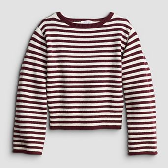 Girls 7-16 Sea + Skye Boat Neck Sweater