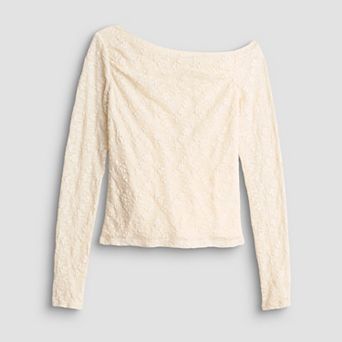 Girls 7-16 Sea + Skye Off Shoulder Lace Top