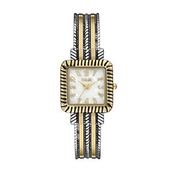 Folio Two-Tone Square Bangle Watch