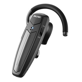 Delton 87X Wireless Single-Ear Bluetooth Earbud Headset, Black