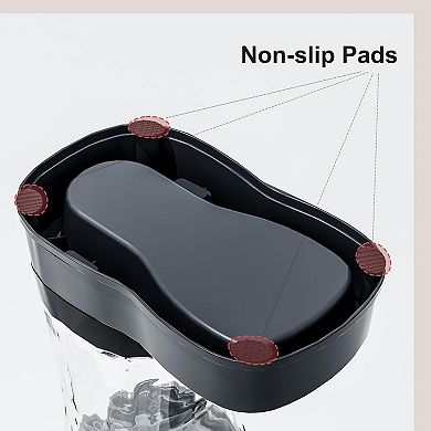 Automatic Dog Water Dispenser Gravity Stainless Steel Waterer & Food Feeder Set BPA Free Large