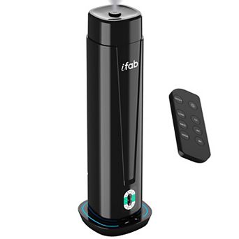 iFab 86L Waterless Essential Oil Diffuser with Remote Control & Timer for Home, Office, Hotel, Black