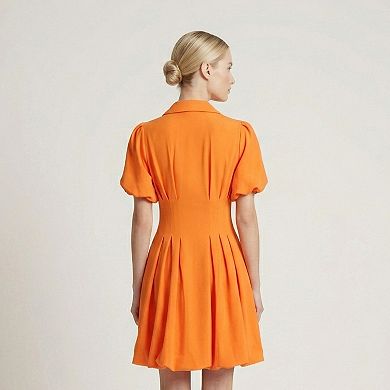 Women's Maison Tara Puff Sleeve Fit & Flare Mini Dress