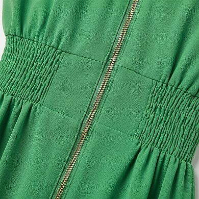 Women's Maison Tara Sleeveless V-Neck Smocked Waist Midi Dress
