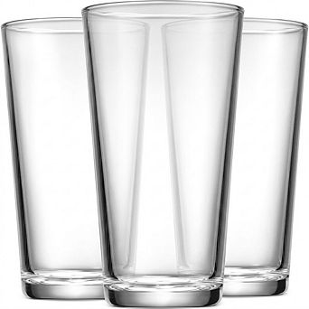 Highball Drinking Glass Set, Durable Cups for Juice & Beer