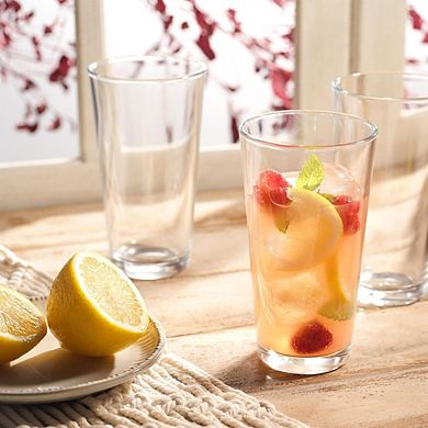 Highball Drinking Glass Set, Durable Cups for Juice & Beer