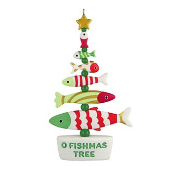 Hallmark O Fishmas Tree Christmas Ornament