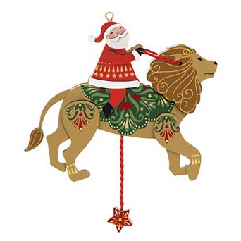 Hallmark Keepsake Pull-String Lion Christmas Ornament