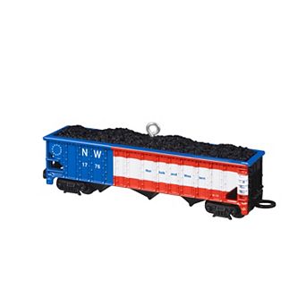 Hallmark Lionel Norfolk & Western Coal Hopper Christmas Ornament
