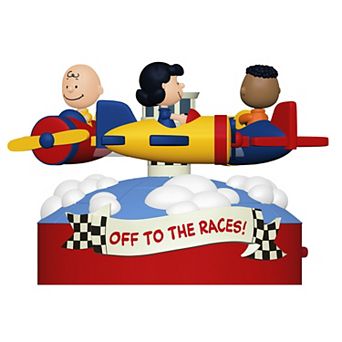 Peanuts Off to the Races Carnival Ride Magic Hallmark Christmas Ornament