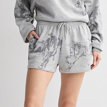 Juniors' Western Design Lounge Shorts