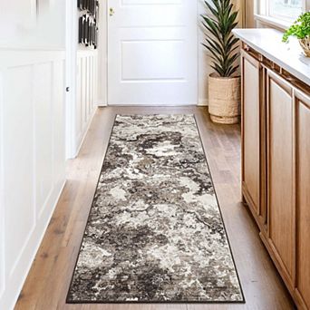 Modern Abstract Soft Large Washable Area Rugs Print Pattern Non Slip