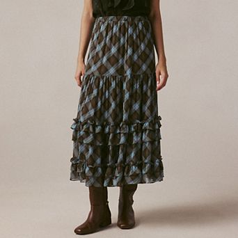 Women's LC Lauren Conrad Flounce Ruffle Maxi Skirt