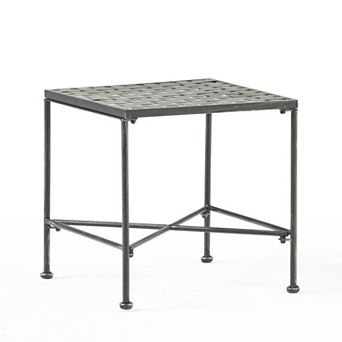 Simple Daily Side Table With Solid Outdoor Structure For General Yard Use