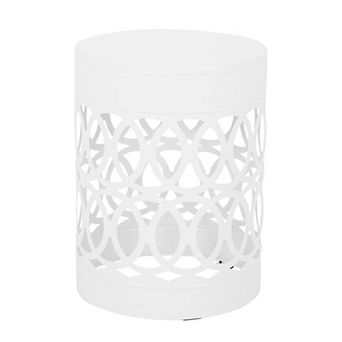 Anti Rust Outdoor End Table With Metal Structure For Courtyard Daily Layout