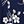 Navy White Floral