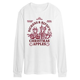 Men's Disney's© The Muppet Christmas Carol Dickens & Rizzo's Christmas Apples Long Sleeve Graphic T-Shirt