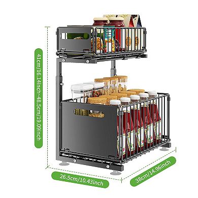 Under Sink Organizer,Pull Out Cabinet Organizer,Under Sink Organizers And Storage,Sliding Drawer